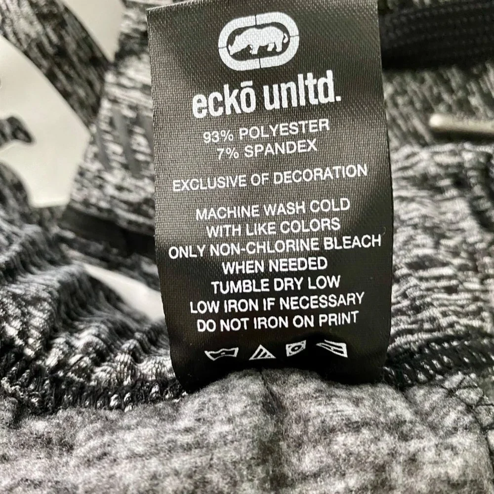 ECKO Unltd. Gray Fleece Relaxed Fit Shorts Men's Size Medium New
